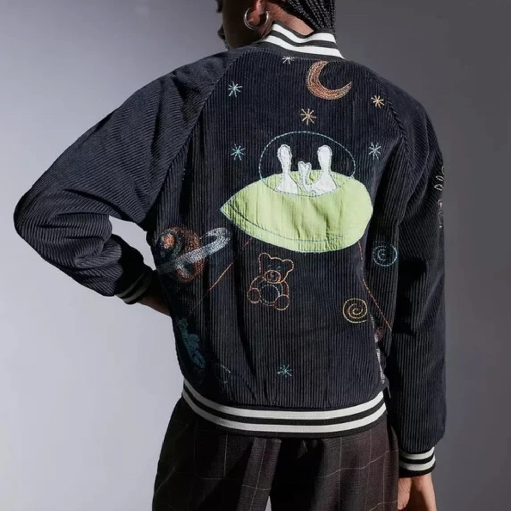 BDG Craft Varsity Bomber Jacket